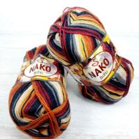 Нако Бохо (Nako Boho) 100г/400м 82445 чорно-рудий
