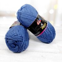 Ланосо Люкс мохер (Lanoso Lux Mohair) 100г/200м 813 коричнево-синiй