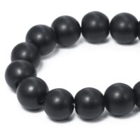 Бусины Стекло Жемчуг Матовые Круглые 4мм Графит