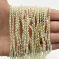 Намистини Рондель 2,5*3мм 170шт Лимонний прозорий БХ271