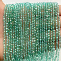 Намистини Рондель 2,5*3мм 170шт М'ятний БХ283