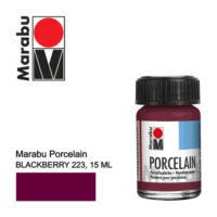 Фарба для скла та кераміки Porcelain Marabu 15мл чорна смородина