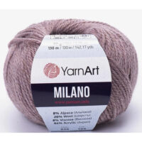 Ярнарт Мілано (YarnArt Milano) 50г/130м 858 суха роза