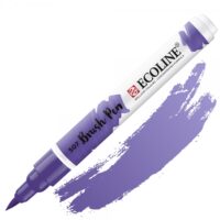 Маркер універсальний акварельний Ecoline Brush Pen №507 ультрамарин фіолетовий