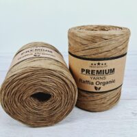 Преміум Ярнс Рафія (Premium Yarns Raffia Organic) 150г/230м 022 темна солома