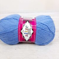 Алізе Супервош Комфорт Сокс 100 (Alize Superwash Comfort Socks) 100г/420м 432 блакитний