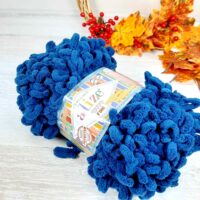 Алізе Пуффі Файн (Alize Puffy Fine) 100г/14м 093 синій