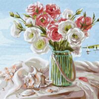 Картина за номерами КНО5609 Натюрморт біля моря 40*50см