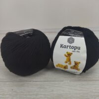 Картопу Амігурумі (Kartopu Amigurumi) 50г/165м К940 чорний