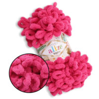 Алізе Пуффі (Alize Puffy) 100г/9,5м 149 темна фуксія