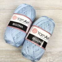 ЯрнАрт Бегонія (YarnArt Begonia) 50г/169м 4917 блакитний