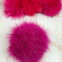 Помпон Песец 12-14см фуксия