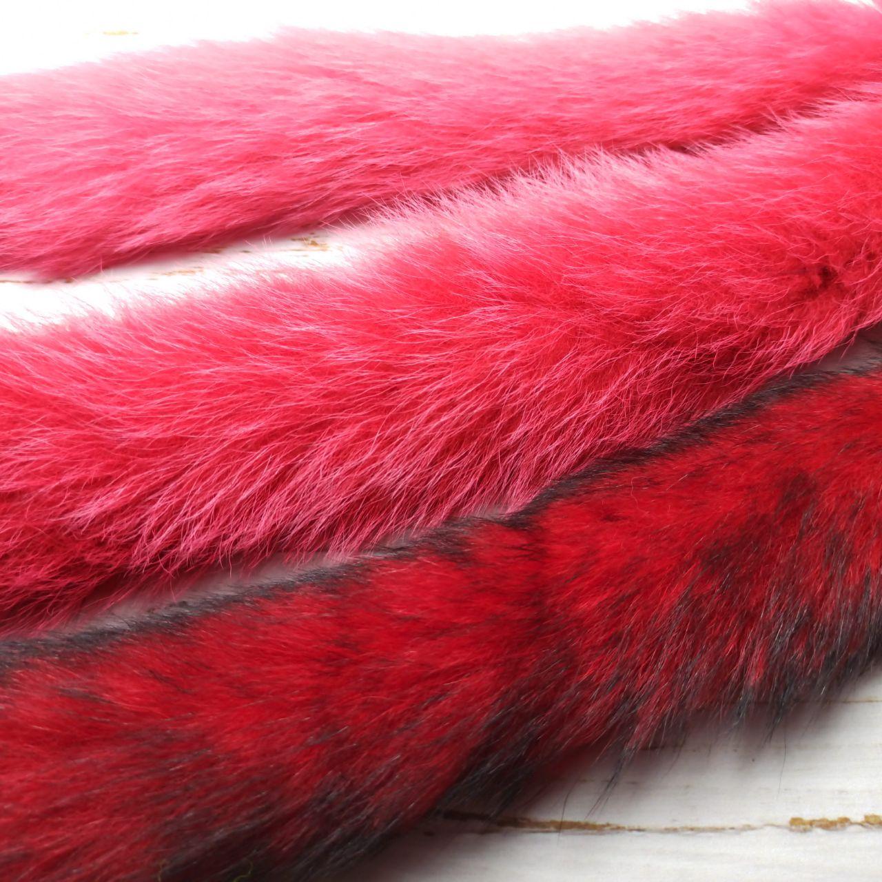 Опушка Песец 70см Красный
