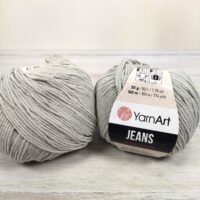 ЯрнАрт Джинс (YarnArt Jeans) 50г/160м 49 світлий сiрий