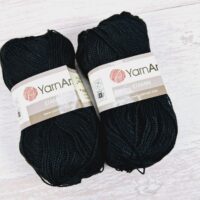 Ярнарт Етамін (YarnArt Etamin) 30г/180м 422 чорний