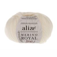 Алізе Меріно роял Файн (Alize Merino Royal Fine) 50г/175м 062 молочний