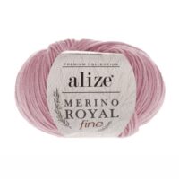 Алізе Меріно роял Файн (Alize Merino Royal Fine) 50г/175м 198 бузковий