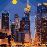 Картина за номерами КНО3611 Вулиці Манхеттена 40*50см