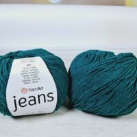 ЯрнАрт Джинс (YarnArt Jeans) 50г/160м 63 смарагд