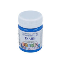 Фарба акрилова для тканини Decola 50мл блакитна перламутрова