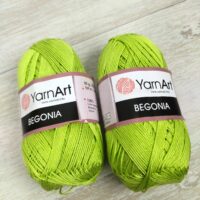 ЯрнАрт Бегонія (YarnArt Begonia) 50г/169м 5352 салатовий