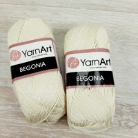 ЯрнАрт Бегонія (YarnArt Begonia) 50г/169м 0326 крем