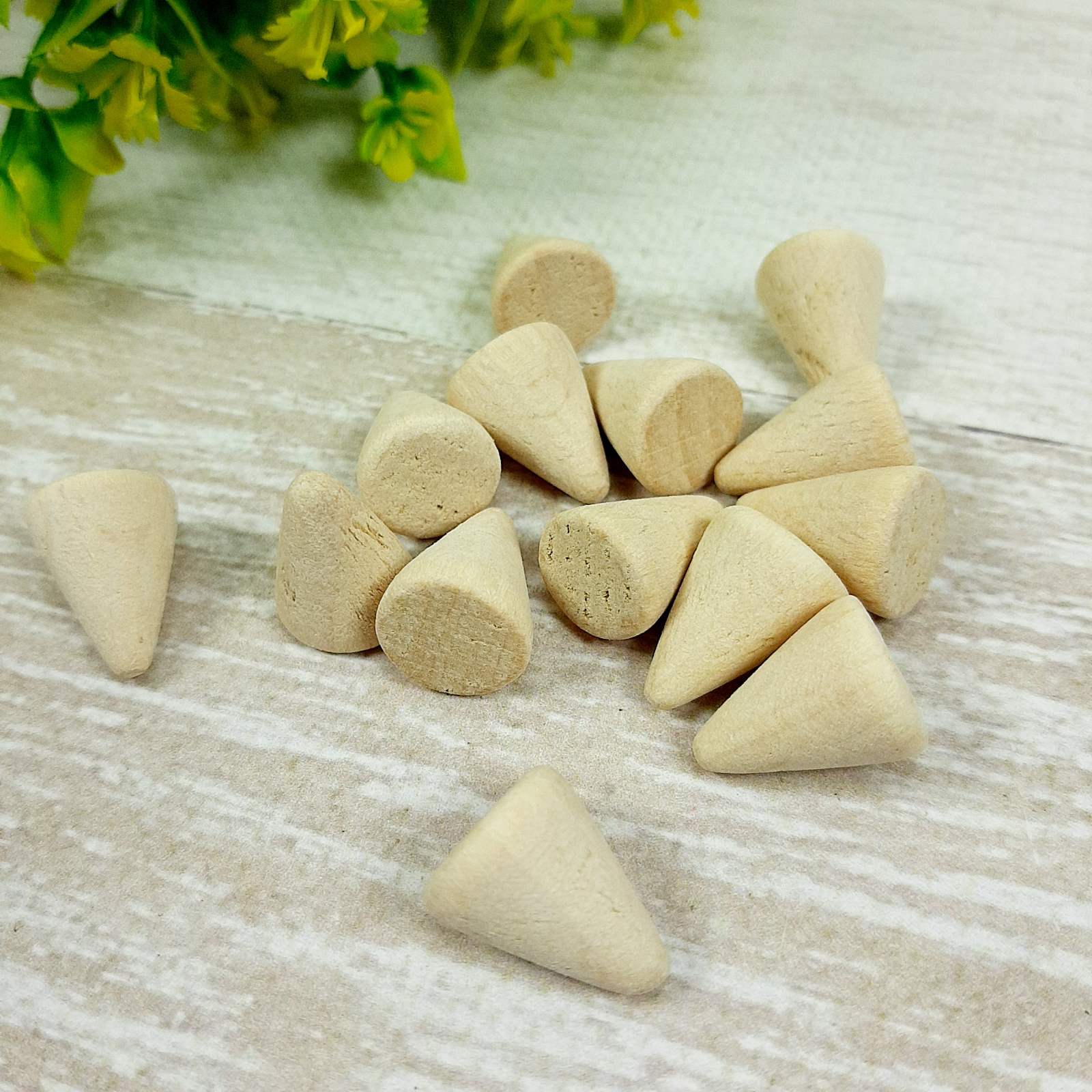 Ніжка С-555 натуральна 12*15мм дерево