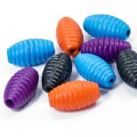 Шапочки для бусін акр. Матові Квітка 15*10мм Прозорий Микс 25г