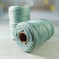 Шнур ПЕФ вязаний 3мм 100м №135 м'ята 21
