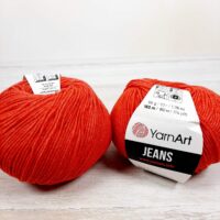 ЯрнАрт Джинс (YarnArt Jeans) 50г/160м 26 кораловий