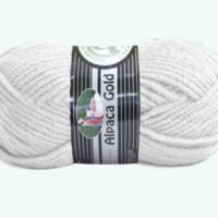 Мадам Трікоте Альпака голд (Madame Tricote Alpaca Gold) 100г/120м 100 білий