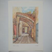 Арт постер репродукція "F. Neri "Vecchio androne" 35*50см