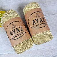 Шнур Аяз Супра Слім (Ayaz Supra Slim) 200г/200м 1184 античне золото