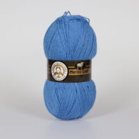 Мадам Трікоте Меріно Голд Нью (Madame Tricote Merino Gold New) 100г/400м 015 блакитний