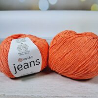 ЯрнАрт Джинс (YarnArt Jeans) 50г/160м 61 оранжевий