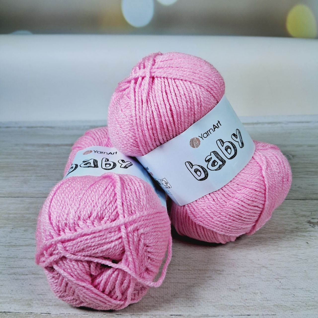 ЯрнАрт Бебі (YarnArt Baby) 50г/150м 10119 рожевий