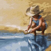 Картина за номерами КНО4949 В дитинстві 40*50см