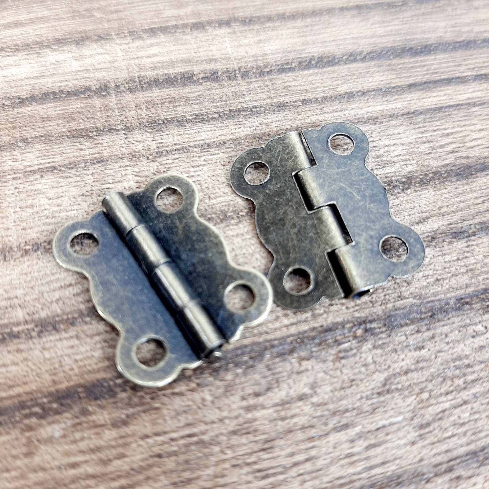 Петля В-009-2 стара латунь 20*16мм