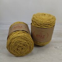 Аяз Памук Макраме (Ayaz Pamuk Makreme) 250г/150м 1111 жовтий