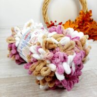 Алізе Пуффі Файн (Alize Puffy Fine Color) 100г/14м 6402 рожево-коричнева