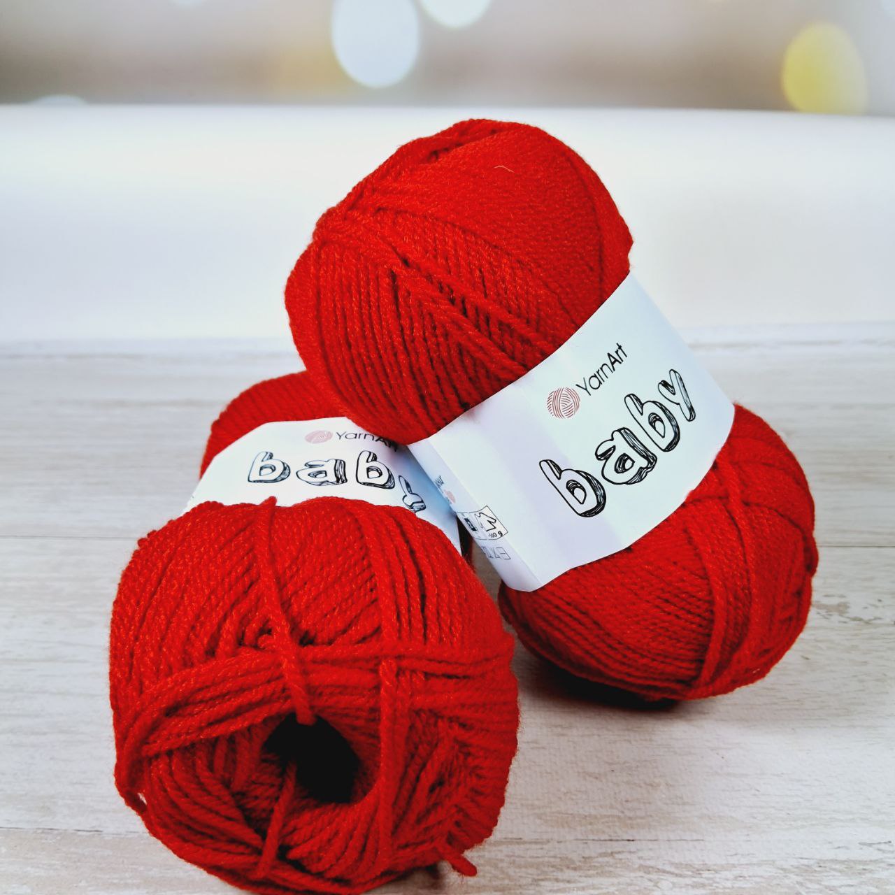 ЯрнАрт Бебі (YarnArt Baby) 50г/150м 576 темно червоний