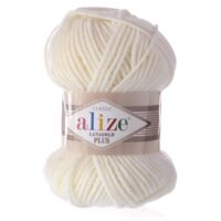 Алізе Ланаголд Плюс (Alize LanaGold Plus) 100г/140м 062 екрю