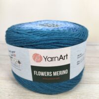 Ярнарт Фловерс Мерино 225г/590м 540 сине-голубой