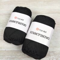 Ярнарт Макраме (YarnArt Macrame) 90г/130м 148 чорний