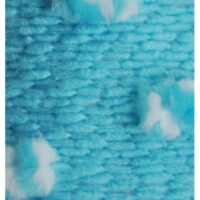 Алізе Понпонелла (Alize Ponponella) 100г/110м 5104 бірюза з білим