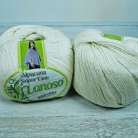 Ланосо Алпакана Супер Файн (Lanoso Alpacana Super Fine) 100г/130м 901 молочний