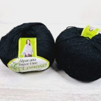 Ланосо Алпакана Супер Файн (Lanoso Alpacana Super Fine) 100г/130м 960 чорний