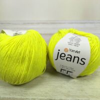 ЯрнАрт Джинс (YarnArt Jeans) 50г/160м 58 жовтий неон