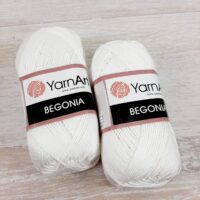 ЯрнАрт Бегонія (YarnArt Begonia) 50г/169м 003 молочний