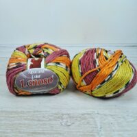 Ланосо Алпакана Колор (Lanoso Alpacana Color) 100г/220м 4012 жовто-оранжевий